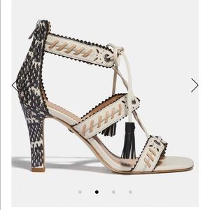 NWT Coach Snakeskin Western Bella Heel